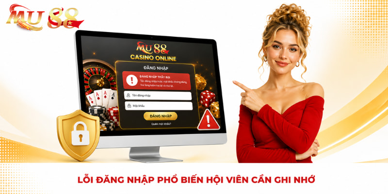 lỗi phổ biến đăng nhập mu88