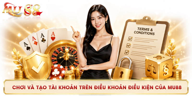 tạo tài khoản trên điều khoản điều kiện mu88
